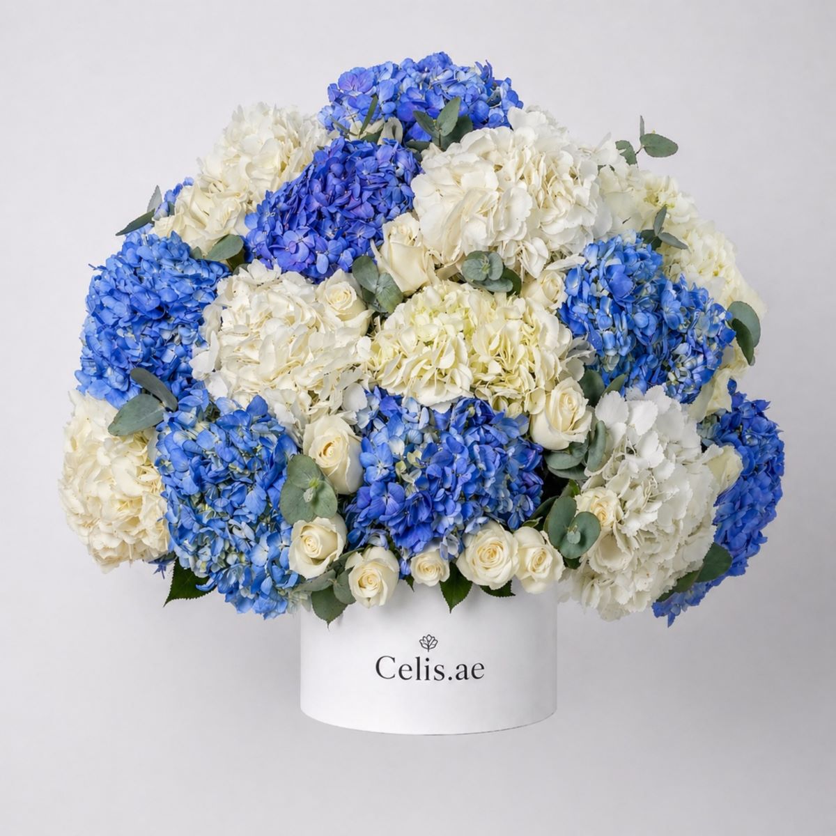 Luxury Blue &amp; White Hydrangea Box