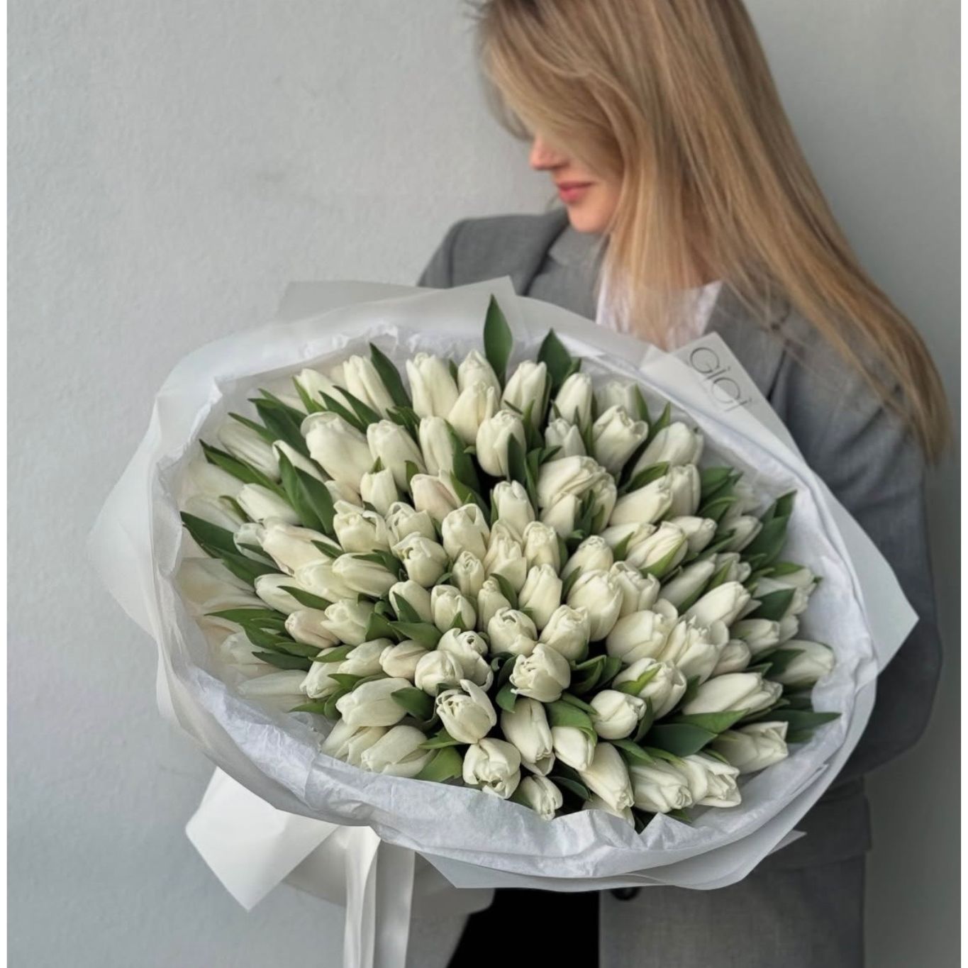 Luxury White Tulips